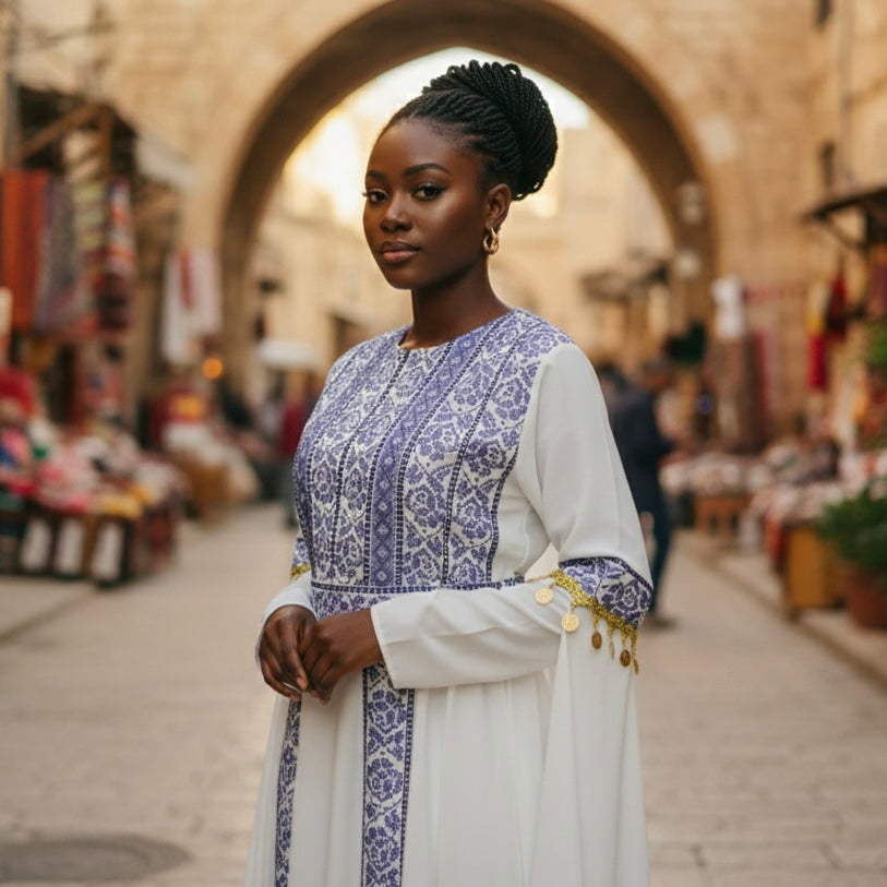 Elegante Thobe aus Jaffa