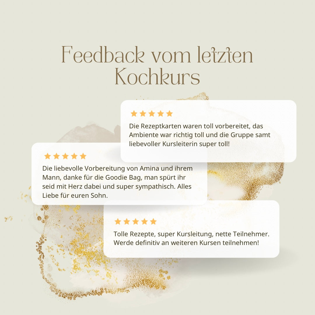 EXKLUSIVER KOCHKURS - Arabisches Streetfood mit Kamune (18.10.2025)